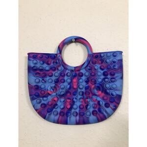 Push Bubble Fidget Pop Stars Print It Rainbow Handbag